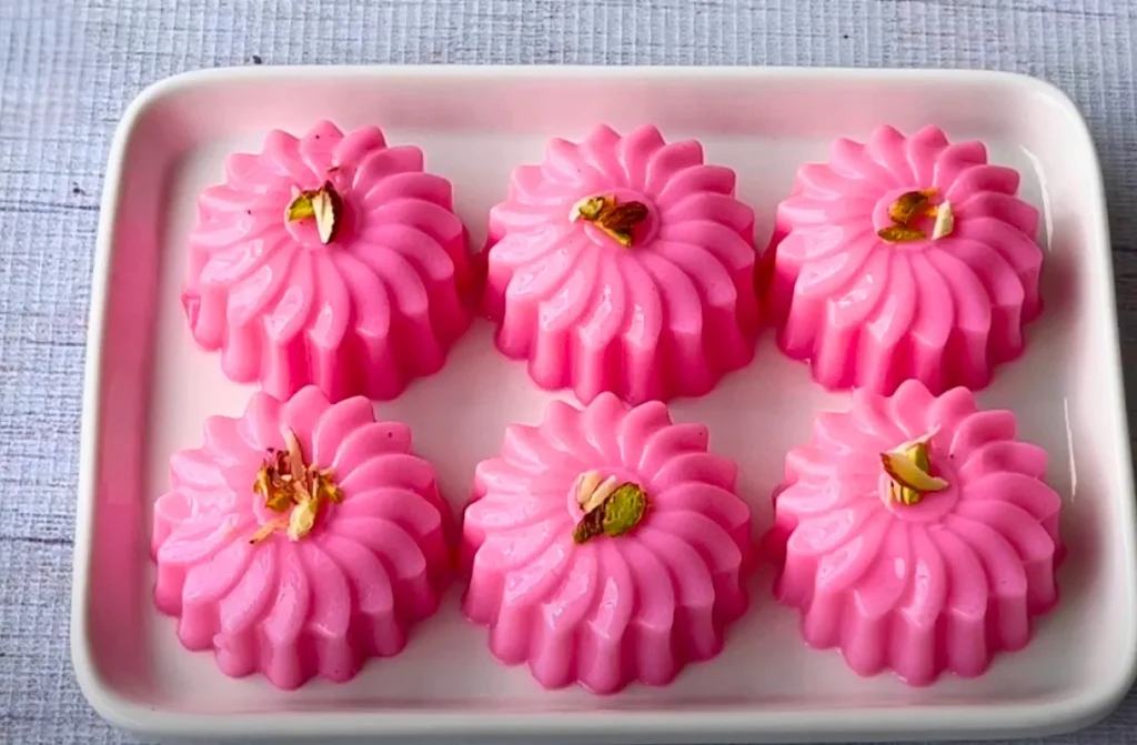 Rose Milk Pudding