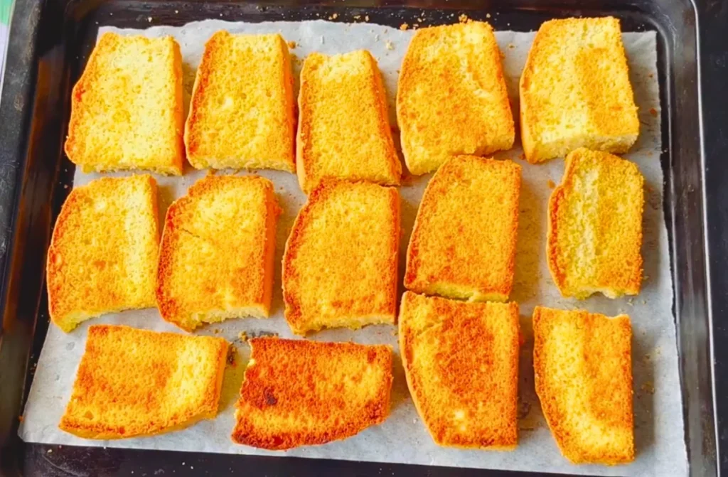 Dry Cake / Cake Rusk Recipe