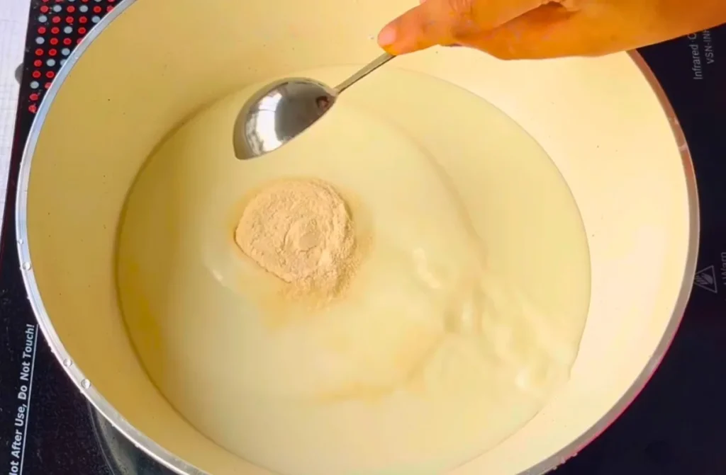 Rose Milk Pudding