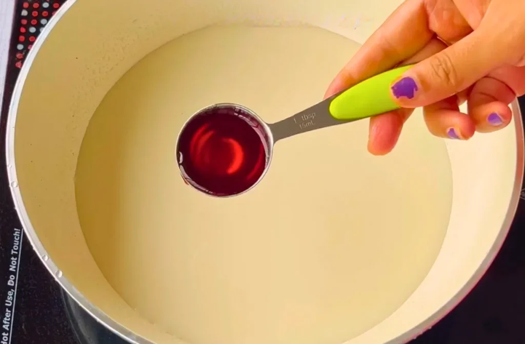 Rose Milk Pudding