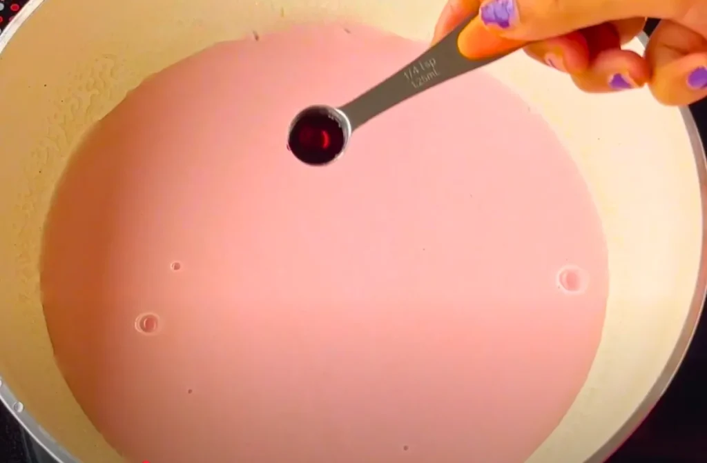 Rose Milk Pudding