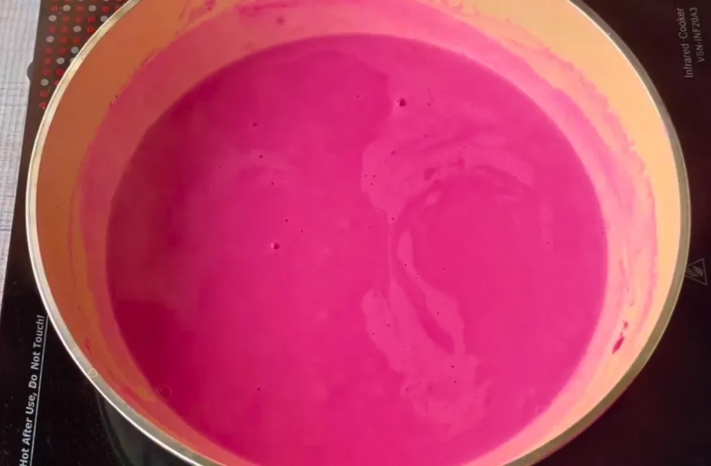 Rose Milk Pudding