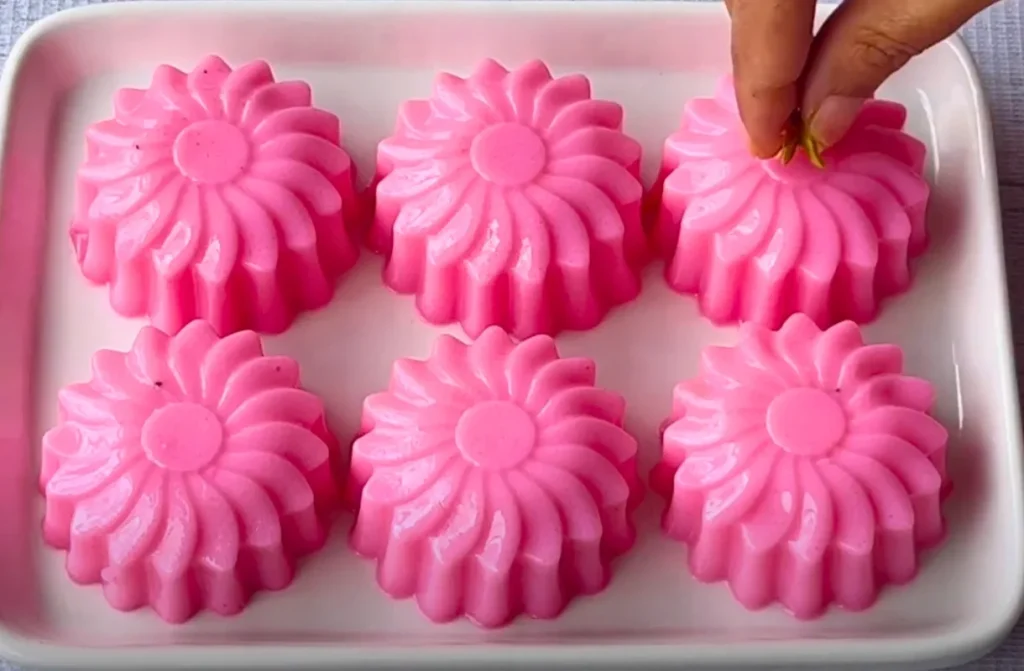 Rose Milk Pudding
