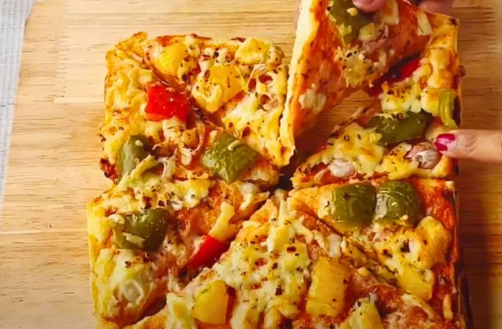 Bread Vegetable Pizza