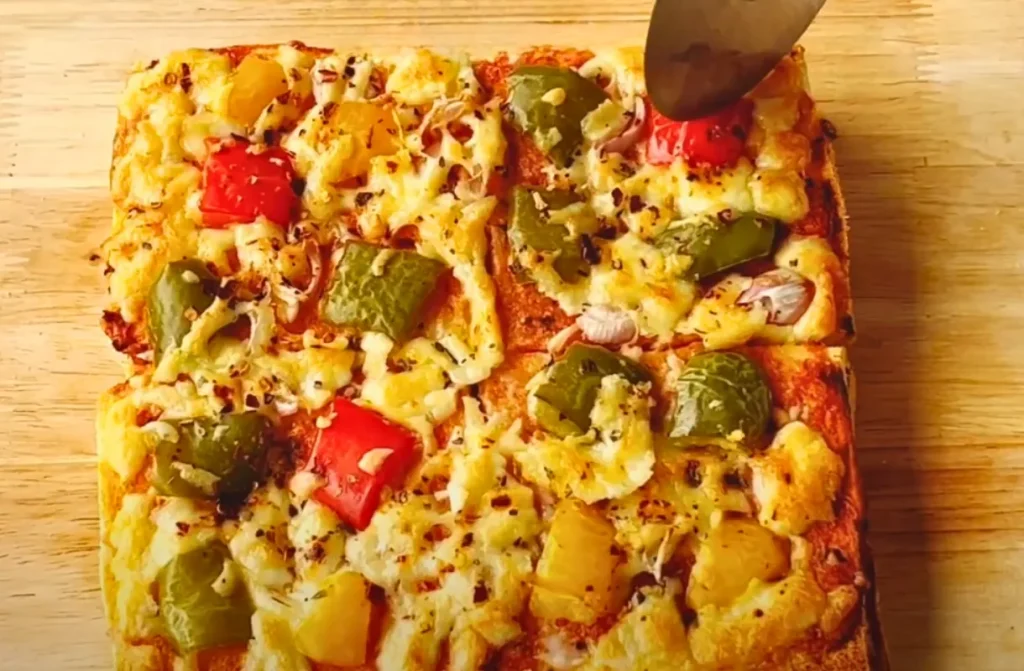 Bread Vegetable Pizza
