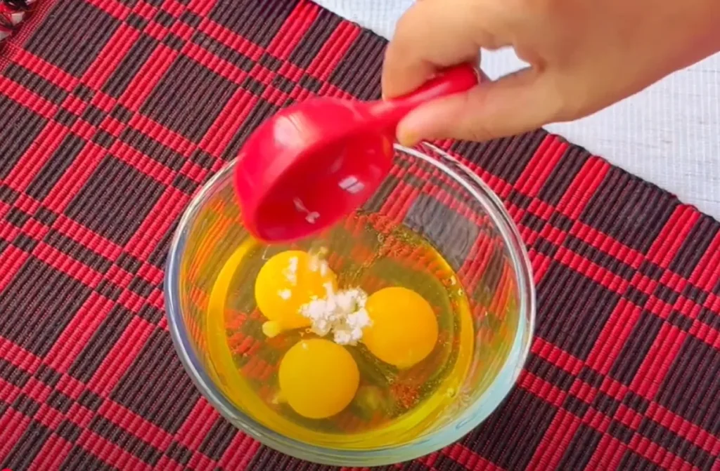 Egg Omelette Pizza