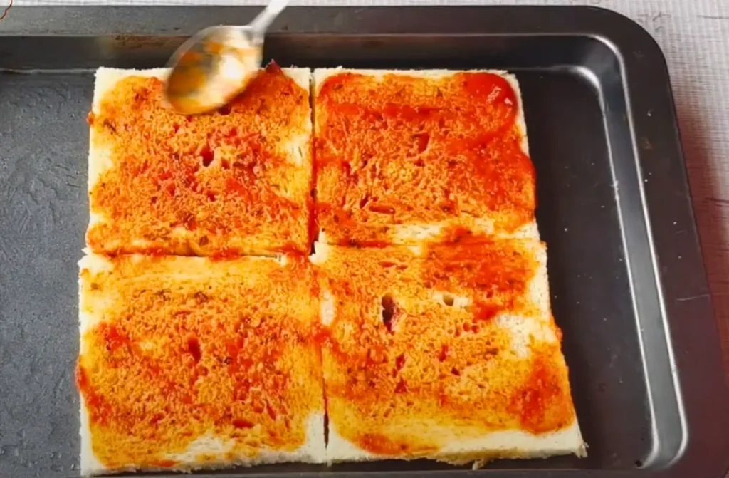 Bread Vegetable Pizza