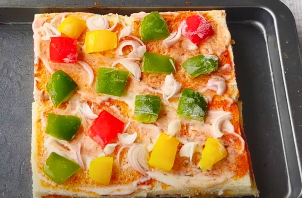 Bread Vegetable Pizza