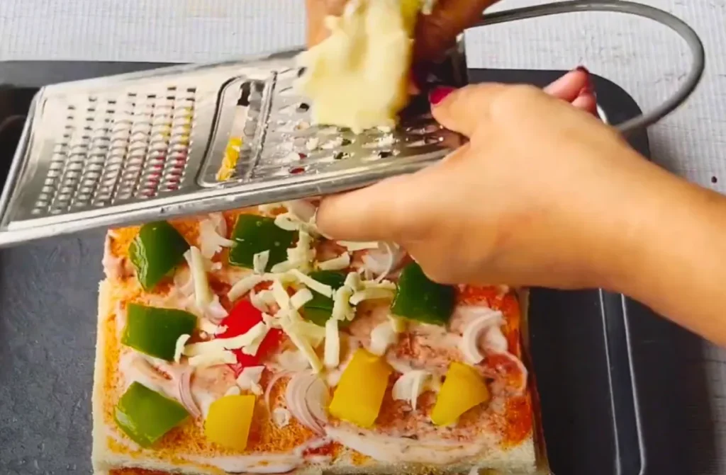 Bread Vegetable Pizza