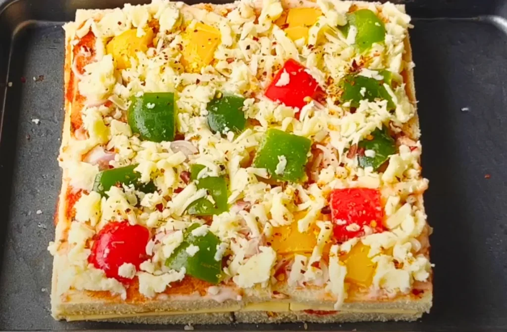 Bread Vegetable Pizza