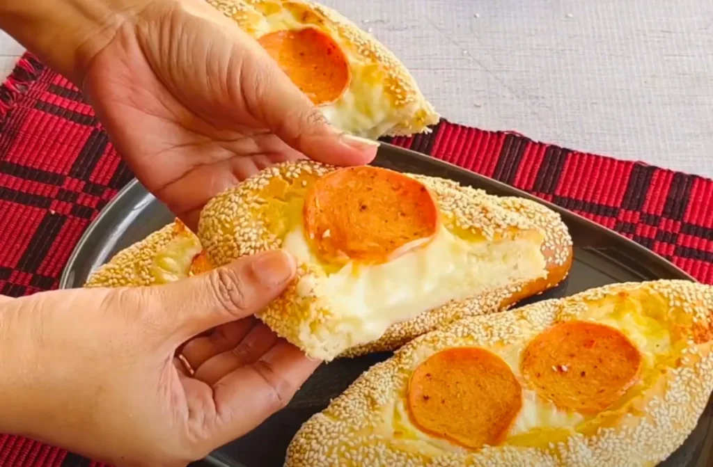 Turkish Simit Pizza